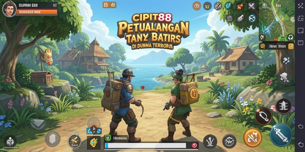 Tangkapan layar gameplay <strong>CIPIT88</strong> menunjukkan dunia terbuka yang imersif dan dinamis.