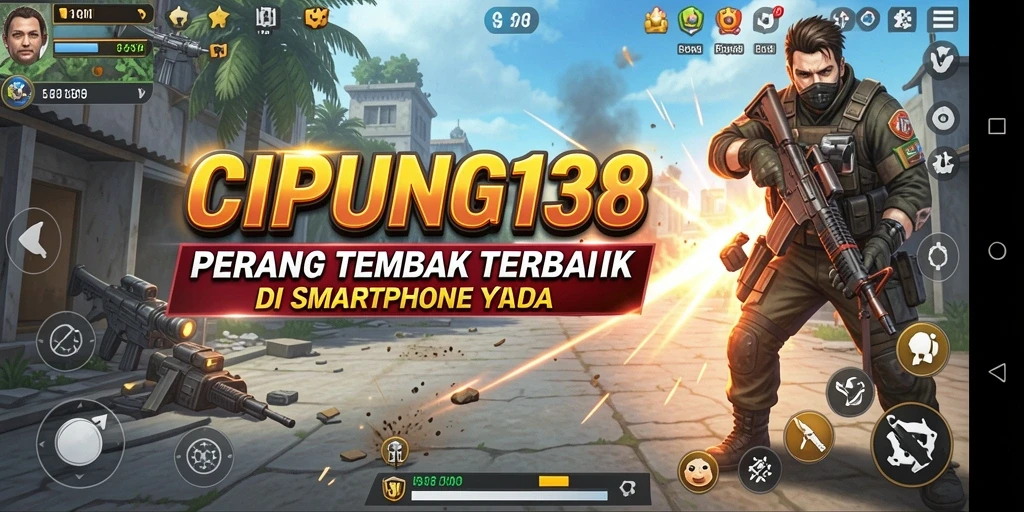 Tangkapan layar gameplay intens dari CIPUNG138 yang menampilkan aksi tembak-menembak.