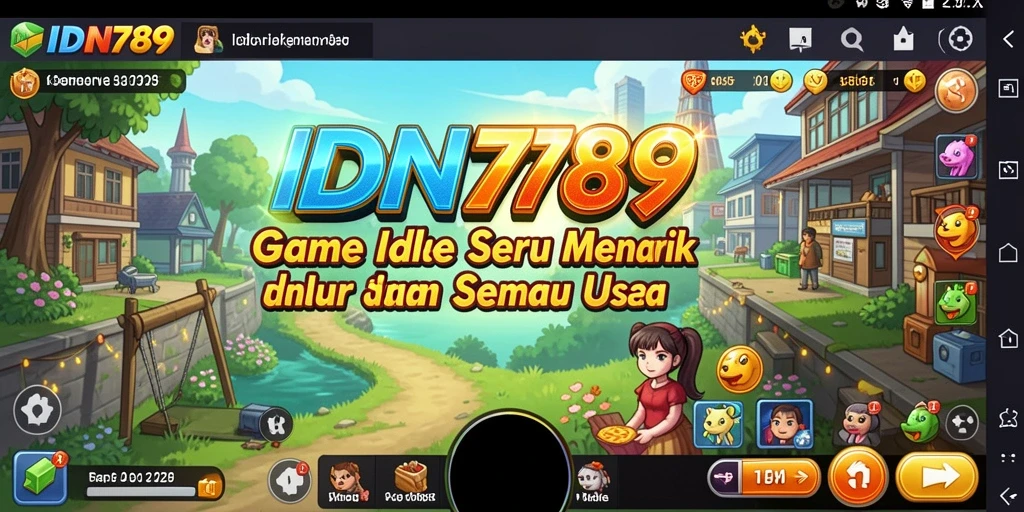 Tampilan gameplay seru dari IDN789 yang menampilkan aksi Idle.