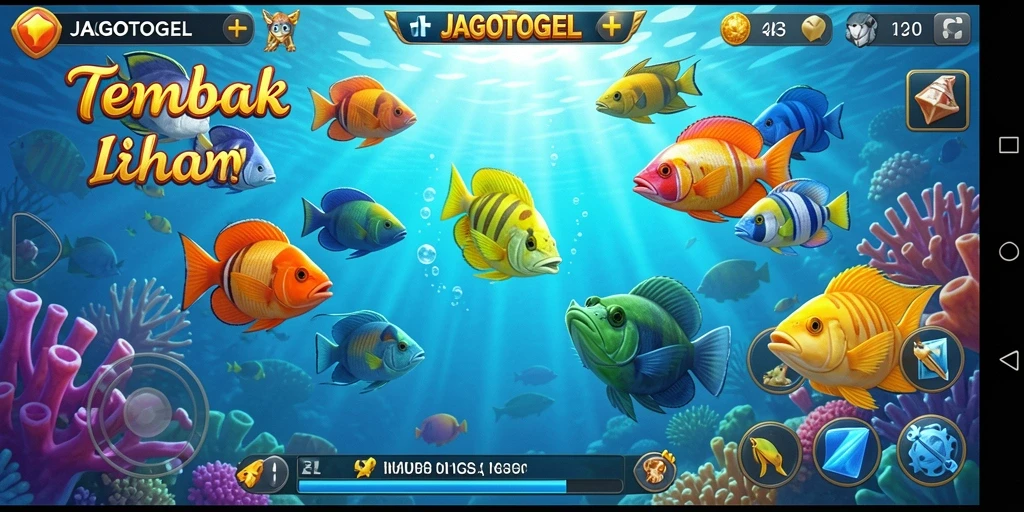 Tampilan menarik dari JAGOTOGEL saat menembak ikan.