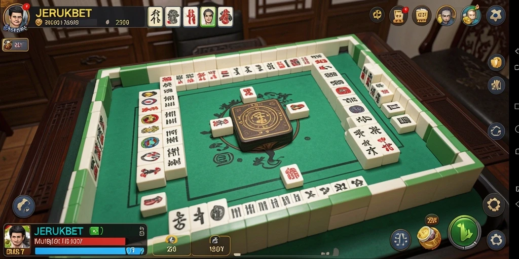 Tampilan gameplay Mahjong yang menarik dan menantang.