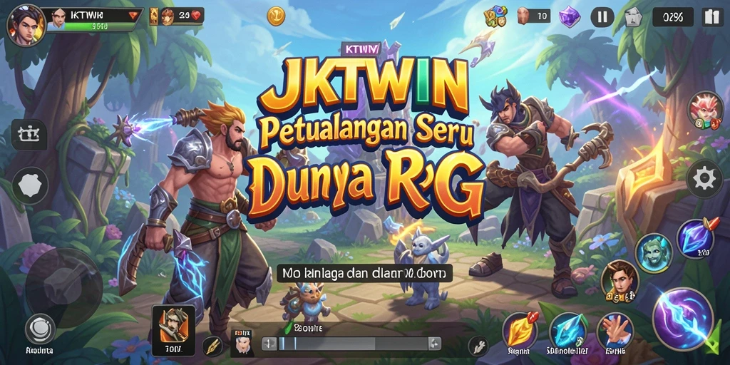 Tangkapan layar menunjukkan karakter beraksi dalam misi RPG yang menegangkan.