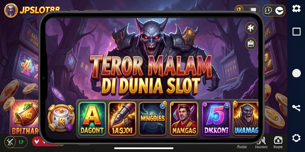 Gameplay menegangkan JPSLOT88 dengan tema horror yang menyeramkan.