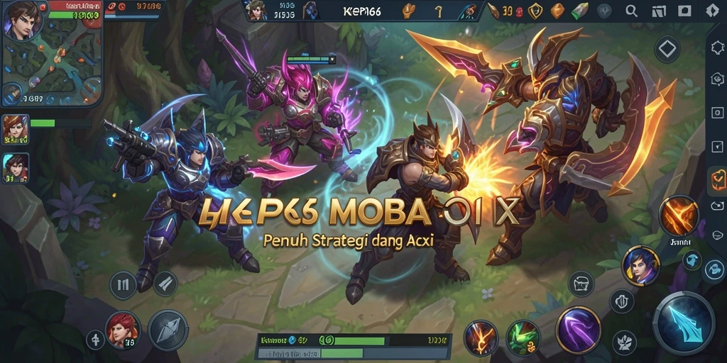 Screenshot gameplay KEPO66 yang menunjukkan aksi seru dan strategi tim.