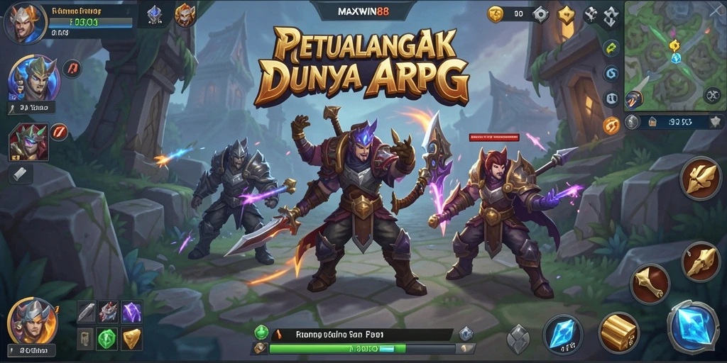 Tampilan gameplay epik dalam <strong>MAXWIN88</strong> yang penuh aksi.