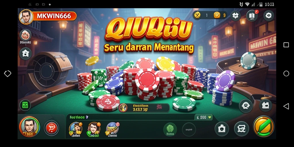 Screenshot gameplay QiuQiu di MKWIN666 yang menarik.