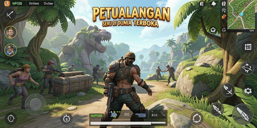Tampilan menarik dari gameplay Open World MPO08.