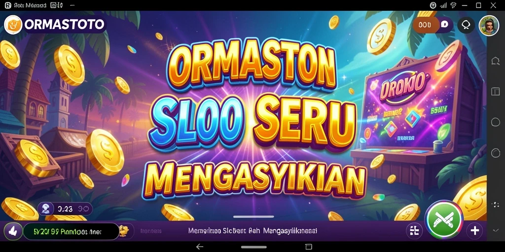 Inilah tampilan gameplay seru ORMASTOTO saat bermain Slot.