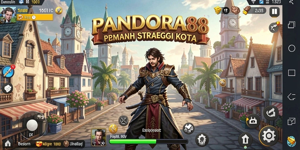 Gameplay PANDORA88 dengan strategi kota yang seru dan menantang.