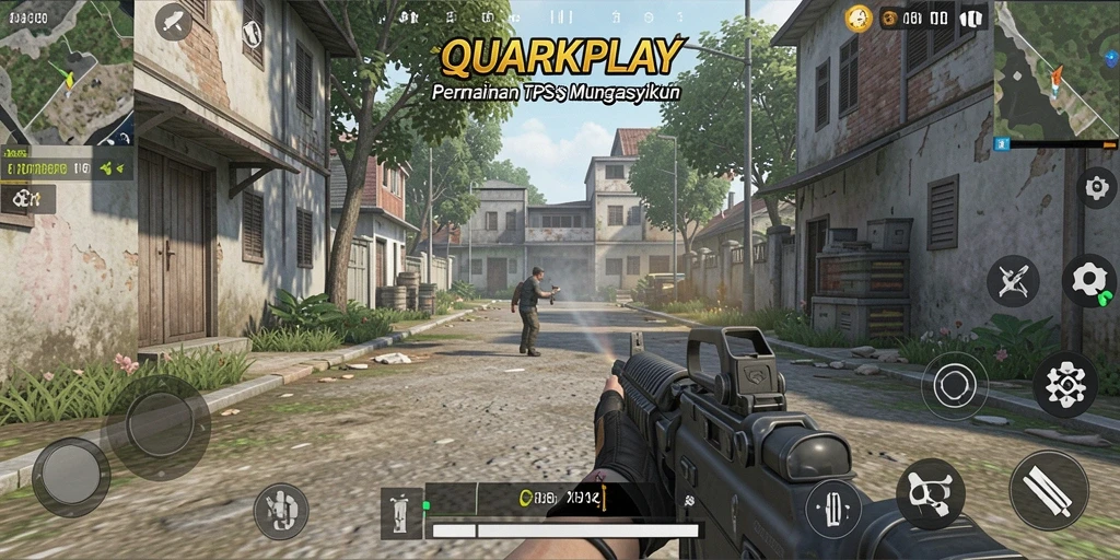 Tampilan screenshot gameplay yang mendebarkan dari QUARKPLAY.