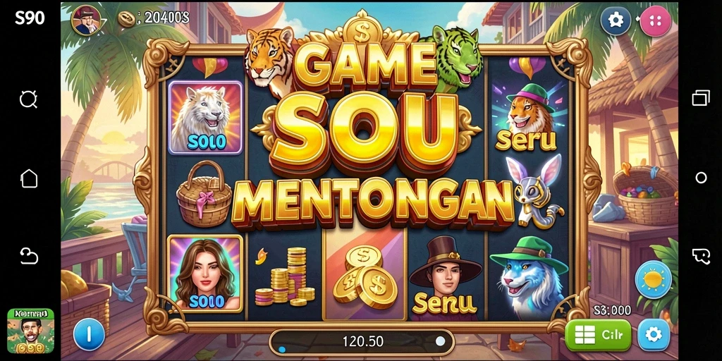 Screenshot S80 menampilkan gameplay Slot yang menarik dan penuh warna.