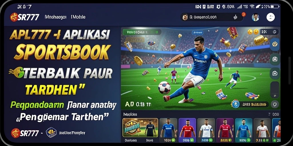 Screenshot ini menampilkan sesi taruhan langsung dalam aplikasi SR777.